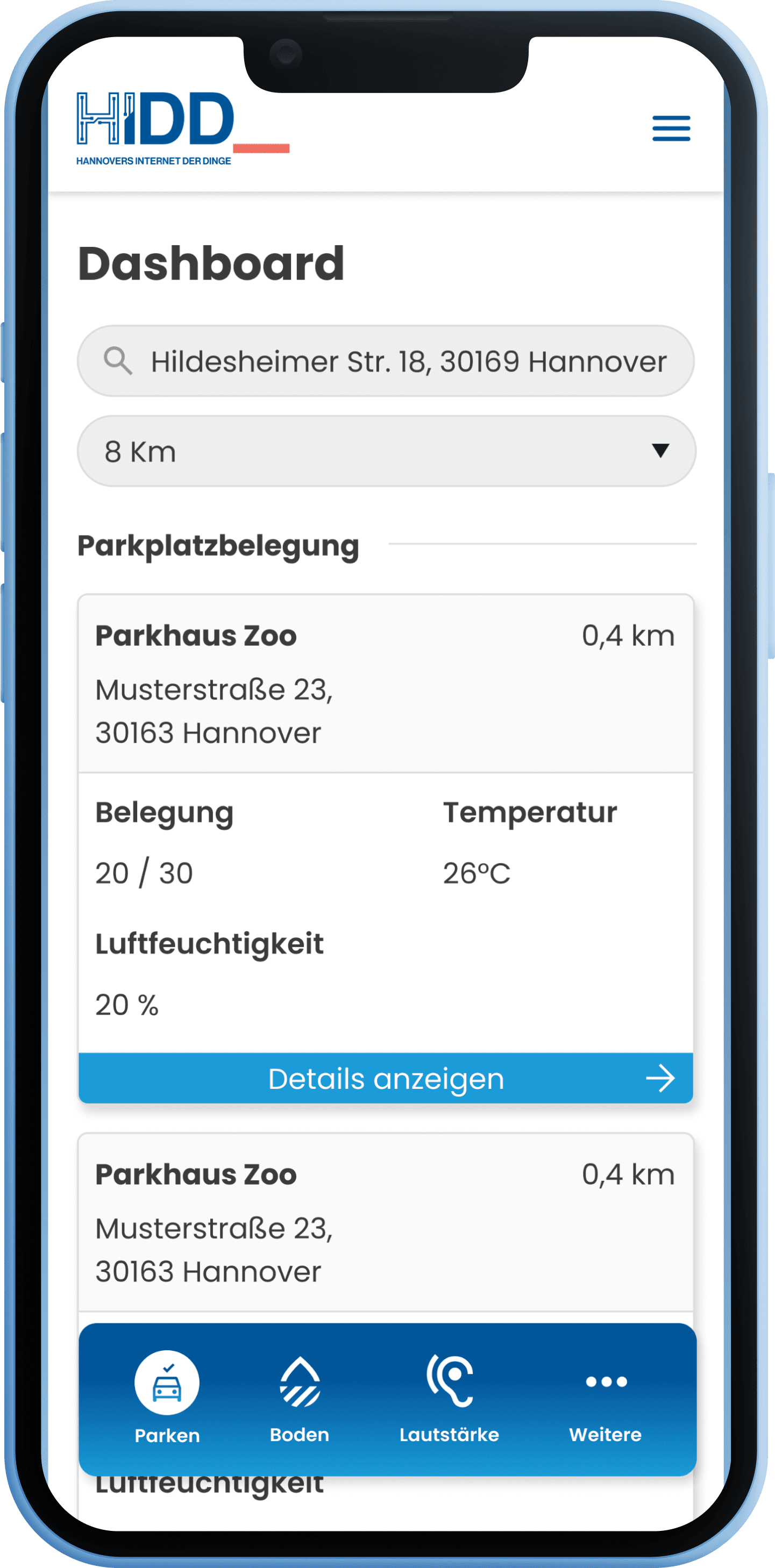 Regionsgebäude der Stadt Hannover aus der Luft