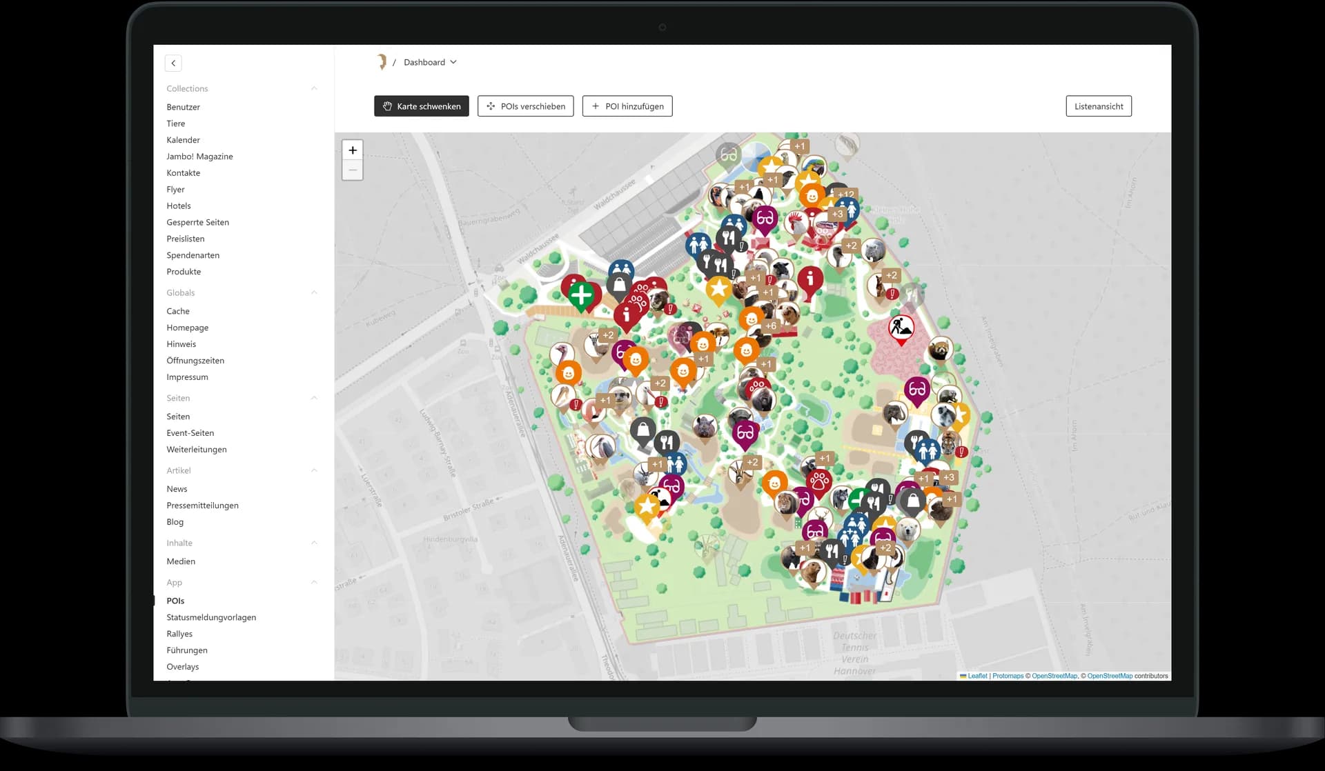 Zoo App Backoffice