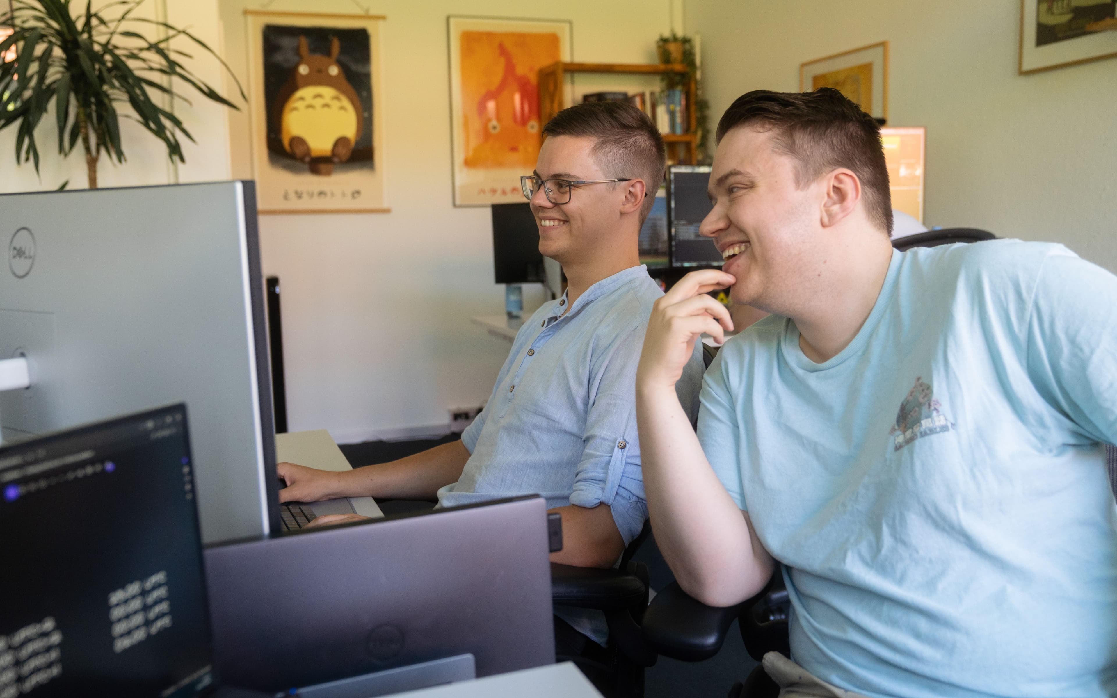 Sebastian und Niklas