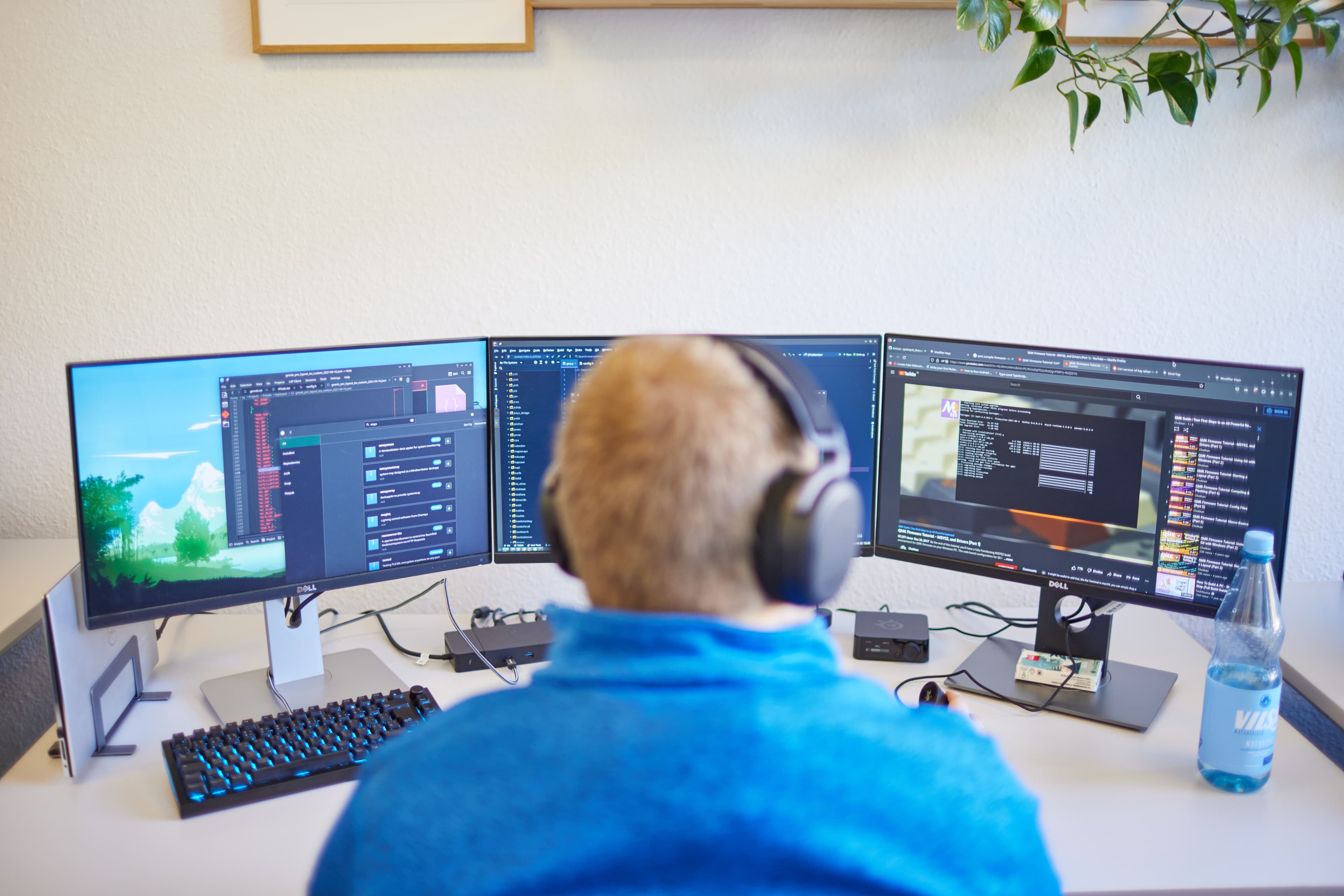Sebastian im Büro