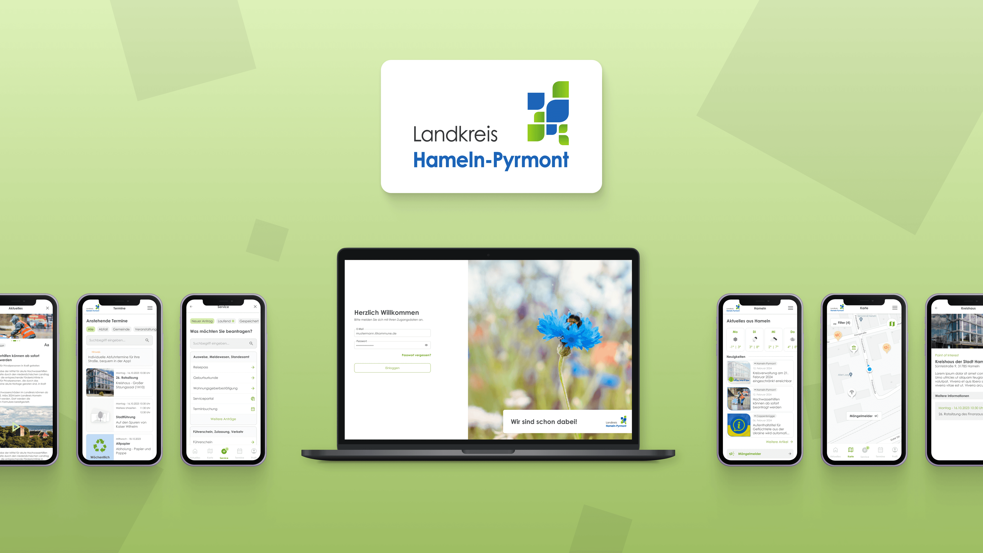 Kommunal-App Header