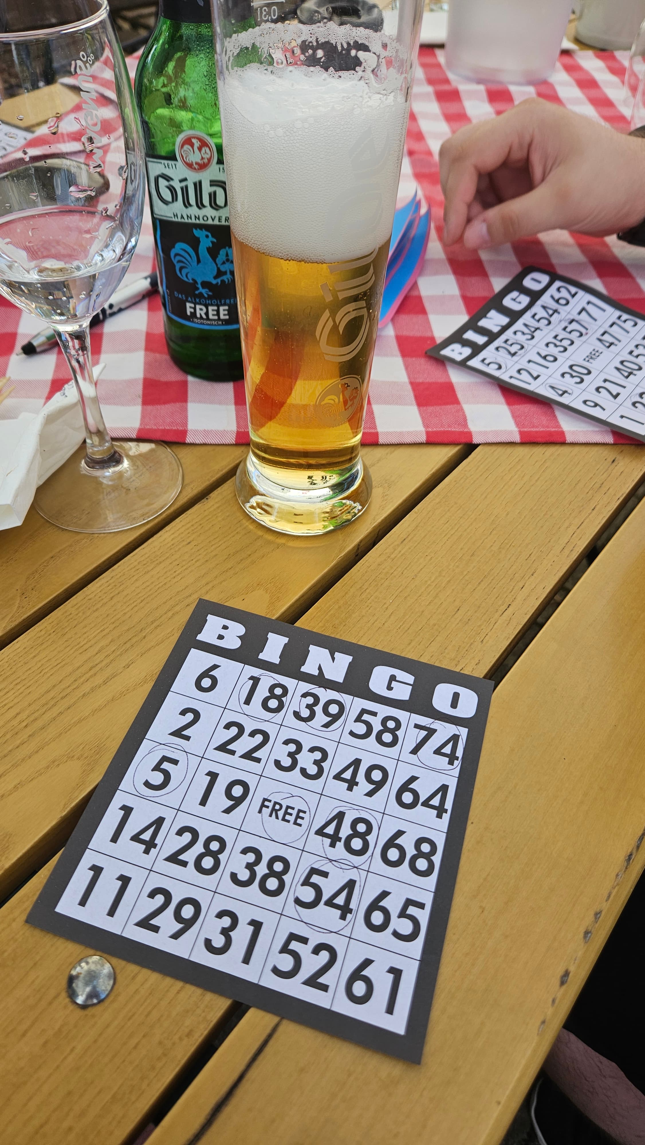 Bingo auf der Sommerfeier