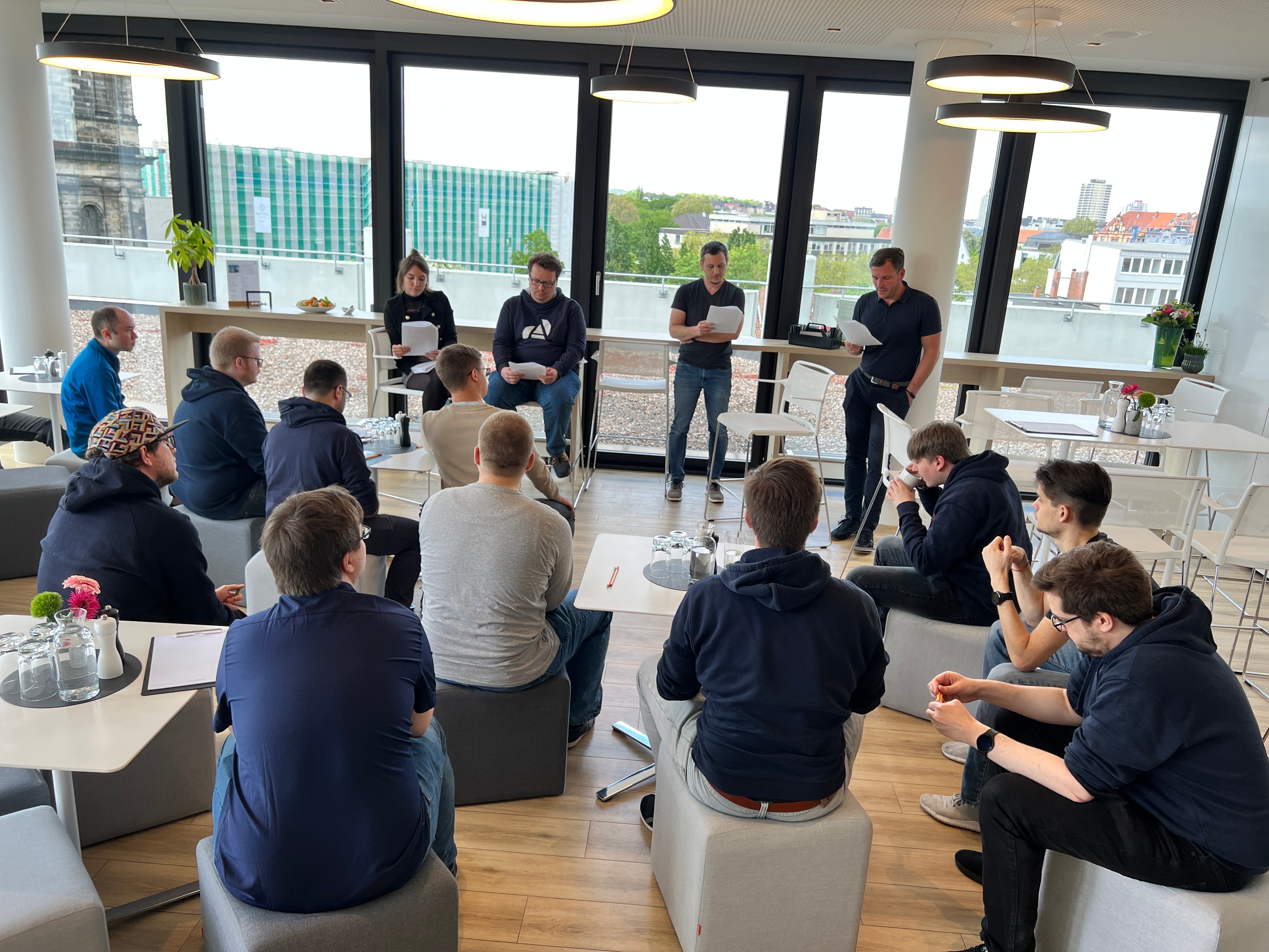 Das ATMINA-Team im Visionsworkshop